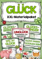 Vorschau - Mal- und Bastelvorlagen - Glück Materialpaket - Deckblatt