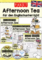 Vorschau - Arbeitsblätter - Materialpaket - Afternoon Tea / Tea Time - Deckblatt