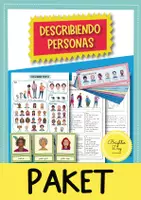 Vorschau - Arbeitsblätter - Describiendo Personas / Personenbeschreibung (Spanisch) - SPARPAKET - Deckblatt