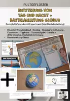 Vorschau - Stundenentwürfe - Materialpaket: Entstehung Tag und Nacht (komplette Stunde mit Experiment) und Bastelanleitung Globus - Deckblatt
