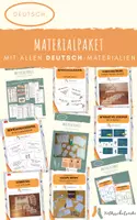 Vorschau - Arbeitsblätter - Mega-Materialpaket DEUTSCH - Deckblatt