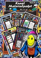 Vorschau - Mal- und Bastelvorlagen - Kunst Materialpaket Grundschule Vol.5 - Deckblatt