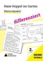 Vorschau - Arbeitsblätter - Hase Hoppel im Garten Lückentext + Interactive + DAZ = Paket - Deckblatt