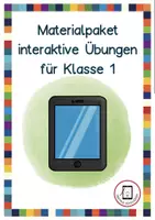 Vorschau - Spiele - Materialpaket interaktive Übungen für Klasse 1 Mathematik - Deckblatt