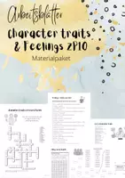 Vorschau - Arbeitsblätter - Wortschatzarbeit Feelings & Charactertraits ZP10 ZAP10 MSA - Deckblatt