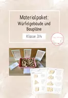 Vorschau - Arbeitsblätter - Materialpaket - Baupläne und Würfelgebäude Kl.3/4 - Deckblatt