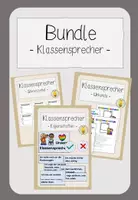 Vorschau - Anderer Materialtyp - Bundle/Materialpaket zur Klassensprecherwahl - Deckblatt