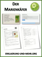 Vorschau - Arbeitsblätter - Der Marienkäfer (Materialpaket) - Deckblatt
