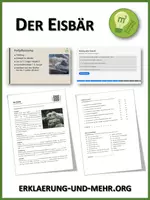 Vorschau - Arbeitsblätter - Der Eisbär (Materialpaket) - Deckblatt