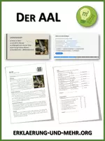 Vorschau - Arbeitsblätter - Der Aal (Materialpaket) - Deckblatt