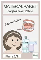 Vorschau - Unterrichtsreihen - Unterrichtseinheit Zähne XXL Klasse 1/2 Materialpaket - Deckblatt