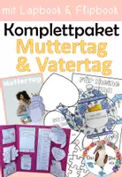 Vorschau - Stundenentwürfe - Komplettpaket - Muttertag und Vatertag inklusive Lapbooks - Deckblatt