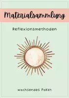 Vorschau - Arbeitsblätter - Reflexionsmethoden | wachsendes Materialpaket - Deckblatt