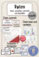 Vorschau - Stundenentwürfe - Materialpaket Daten - lesen, verstehen, sammeln und darstellen - Deckblatt