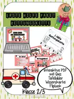 Vorschau - Arbeitsblätter - Materialpaket_Erste Hilfe - Deckblatt