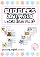 Vista previa - Juegos / Gamificación - PACK: ANIMALS' RIDDLES - Portada