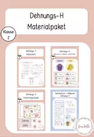 Vorschau - Arbeitsblätter - Materialpaket Dehnungs-H - Deckblatt