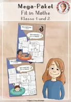 Vorschau - Arbeitsblätter - Mathe-Wiederholung Klasse 1 & 2 – Fit in Mathe MEGA-Paket - Deckblatt