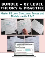 Vorschau - Arbeitsblätter - B2 Übungen und Theorie: Zeiten und Modalverben Prüfung - Deckblatt