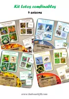 Aperçu - Apprentissages en autonomie - Kit Lotos combinables - 4 saisons - Page de couverture