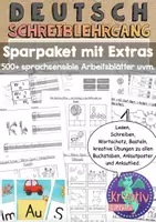 Vorschau - Stundenentwürfe - Schreiblehrgang Druckschrift alle Buchstaben - Sparset - Deckblatt