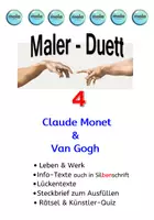 Vorschau - Unterrichtsreihen - Maler-Duett 4 : Van Gogh & Claude Monet - Deckblatt
