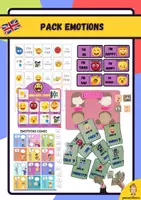 Vorschau - Arbeitsblätter - Pack how are you. Feelings and vocabulary in english - Deckblatt