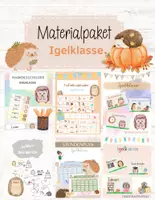 Vorschau - Arbeitsblätter - Materialpaket für die Igelklasse - wachsendes Bundle - Deckblatt