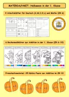 Vorschau - Arbeitsblätter - MATERIALPAKET: Halloween 1. Klasse - Deckblatt