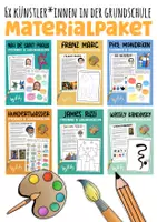 Vorschau - Stundenentwürfe - 6x Künstler *innen für die Grundschule - Kunst Materialpaket - Deckblatt