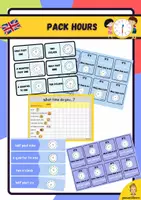 anteprima - Esercizi - Raccolta di materiali: Pack hours - Pagina di copertina