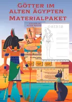 Vorschau - Arbeitsblätter - Materialpaket Götter im Alten Ägypten - Deckblatt