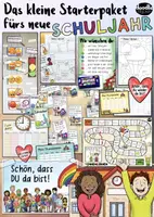 Vorschau - Arbeitsblätter - Das kleine Doodleteacher Starterpaket - Schuljahr 2024/25 - Deckblatt