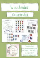 Vorschau - Arbeitsblätter - Wiesbaden Stadtteile, Wappen und Sehenswürdigkeiten - Materialpaket - Deckblatt