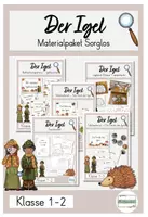 Vorschau - Stundenentwürfe - Materialpaket Igel komplette Einheit Sorglos Paket - Deckblatt