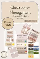 Vorschau - Poster - Materialpaket - Classroommanagement - boho - Deckblatt