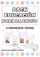 Vista previa - Unidades / Secuencias / Situaciones de Aprendizaje - PACK: EDUCACIÓN PARA LA SALUD (UNED) - Portada