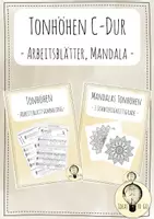 Vorschau - Arbeitsblätter - Materialpaket Tonhöhen Tonleiter - Deckblatt