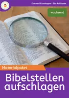 Vorschau - Mal- und Bastelvorlagen - Bibelstellen aufschlagen - Materialpaket - Deckblatt
