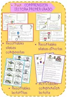 Vista previa - Hojas de trabajo - PACK: COMPRENSIÓN LECTORA PRIMER GRADO - Portada