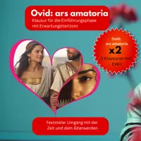 Vorschau - Klassenarbeiten - Klausuren Latein Ovid Ars Amatoria (Materialpaket) - Deckblatt
