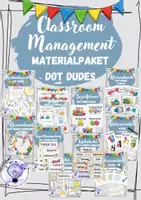 Vorschau - Stationenlernen - Classroom Management Materialpaket Dot Dudes - Deckblatt