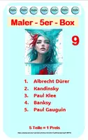 Vorschau - Unterrichtsreihen - Maler -5er- Box 9 (Dürer, Kandinsky, Klee, Banksy, Gauguin) - Deckblatt