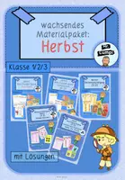 Vorschau - Arbeitsblätter - herbstliches Materialpaket - Deckblatt