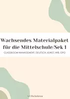 Vorschau - Stundenentwürfe - Wachsendes Materialpaket: alle Materialien für die Mittelschule/Sek 1 - Deckblatt