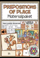 Vorschau - Arbeitsblätter - PREPOSITIONS OF PLACE - Materialpaket - Deckblatt