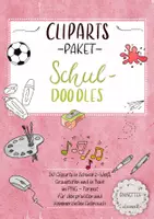 Vorschau - selbst erstellte Cliparts/Grafiken - Materialpaket Cliparts / Doodles in Bunt, Graustufen, Schwarz-Weiß - Deckblatt