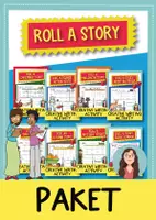 Vorschau - Arbeitsblätter - Roll a Story - Kreatives Schreiben PAKET (Englisch) - Deckblatt