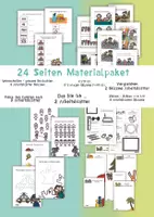 Vorschau - Arbeitsblätter - Materialpaket Skizzme Arbeitsblätter Portfolio, Nachzeichnen, Zählen Zahlen von 1-10, Unterscheiden "Fehler suchen", Vergleichen, das bin ich - Deckblatt