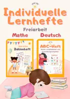 Vorschau - Unterrichtsreihen - 📦 Materialpaket ANFANGSUNTERRICHT - Buchstaben- und Zahlenheft - Deckblatt